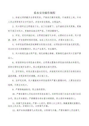 看水安全操作规程.docx