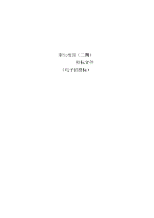 学院孪生校园（二期）招标文件.docx