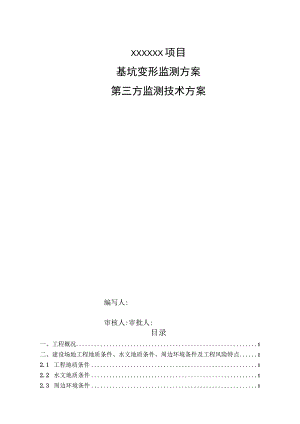 基坑监测方案.docx
