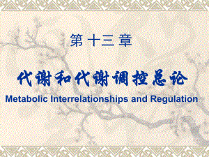 第13章代谢调节.ppt