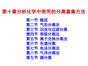 第10章：分离富集方法.ppt