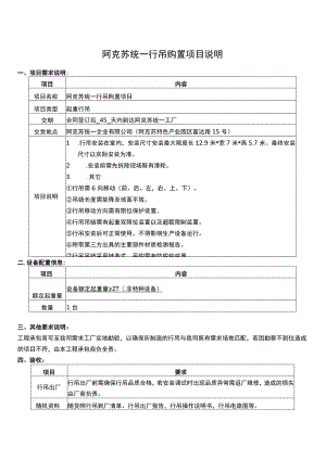 阿克苏统一行吊购置项目说明.docx