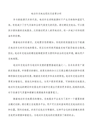 电动车充电站现状及前景分析.docx