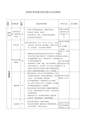 痔疮护理质量评价标准及评估细则.docx