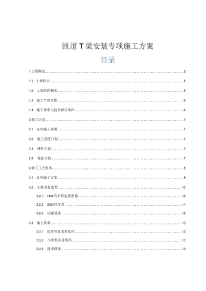 匝道T梁安装专项施工方案.docx