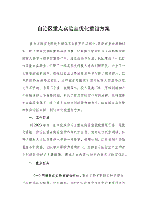自治区重点实验室优化重组方案.docx