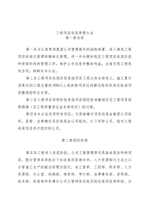 工程项目收尾管理办法.docx