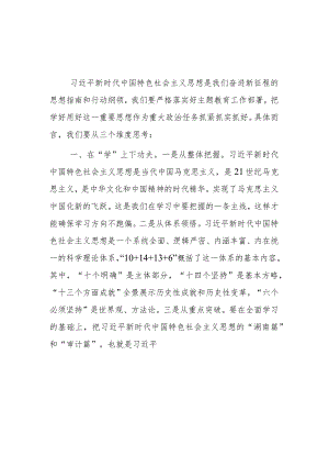 主题教育读书班上的研讨发言4篇.docx