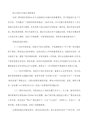 浙江考察乡村振兴调研报告.docx