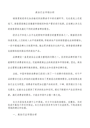 美妆行业市场分析.docx
