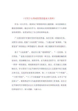 团支部智慧团建思想旗帜录入(4篇合集).docx