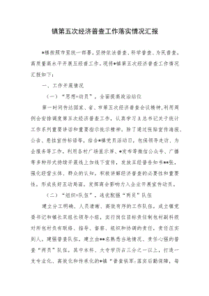 第五次全国经济普查工作情况汇报2篇.docx
