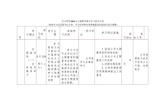 学习贯彻2023年主题教育集中学习研讨计划.docx