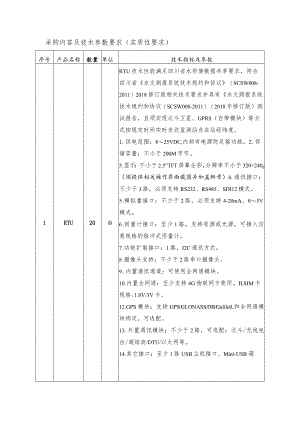 采购内容及技术参数要求实质性要求.docx