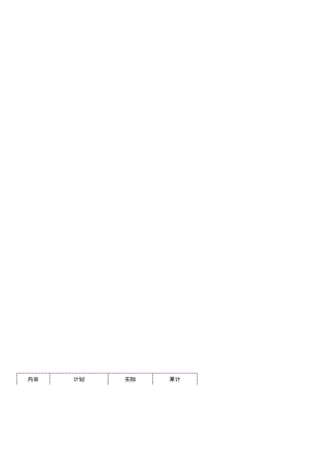 工作记录表格.docx