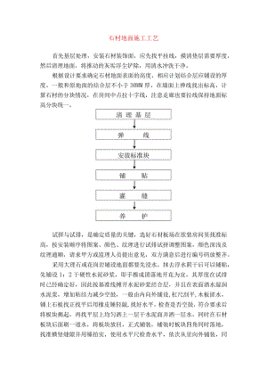 石材地面施工工艺.docx