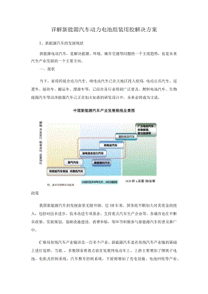 详解新能源汽车动力电池组装用胶解决方案.docx