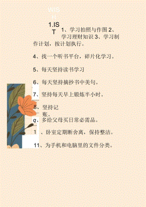 个人愿望清单.docx