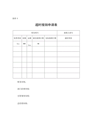 附件1超时报销申请表财务填写报表.docx
