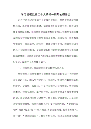 2023年税务局学习贯彻《党的二十大精神》一周年个人心得体会（5份）.docx
