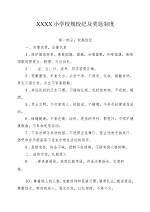 小学校规校纪及奖惩制度.docx