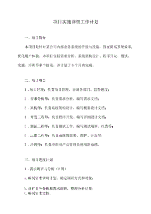 项目实施详细工作计划.docx