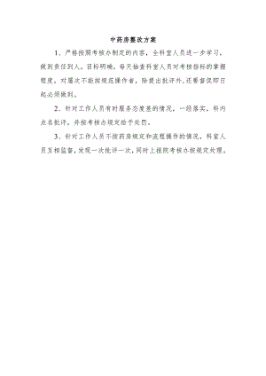 中药房整改方案.docx
