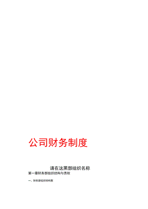 公司财务会计核算制度及流程.docx