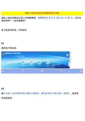 残疾人就业保障金申报缴费操作流程.docx