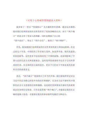 “坚强核心”理论学习心得.docx