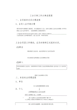 工会日常工作办事流程图.docx