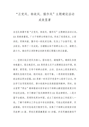 “正党风、转政风、强作风”主题建设活动成效显著.docx