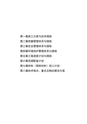 道路技术标投标书(道路).docx