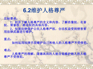 6.2维护人格尊严.ppt