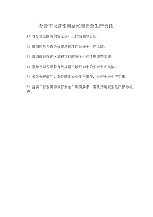 分管市场营销副总经理安全生产责任.docx