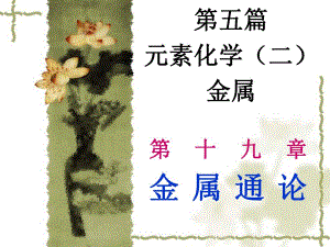 第19章金属通论.ppt