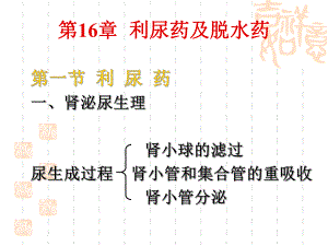 第16章利尿药及脱水药.ppt