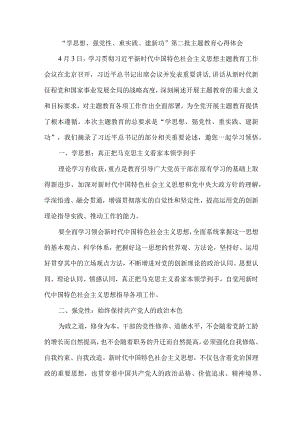 银行客户经理学思想、强党性、重实践、建新功第二批主题教育个人心得体会 汇编5份.docx