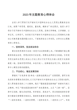 (六篇)2023年供电公司开展主题教育心得体会.docx