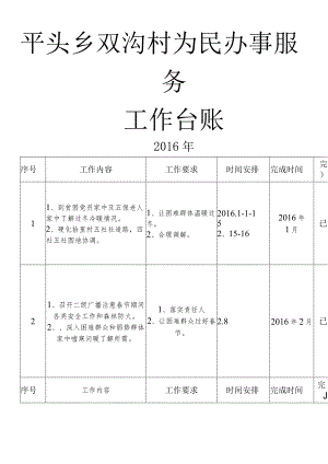 为民办事工作台账.docx