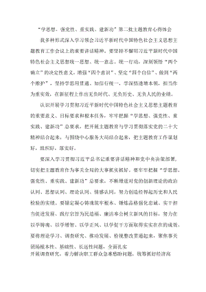 高等学校教师学思想、强党性、重实践、建新功第二批主题教育心得体会 合计5份.docx