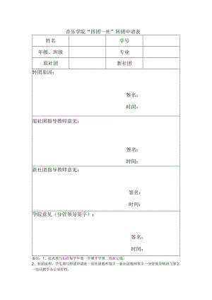音乐学院“四团一社”转团申请表.docx