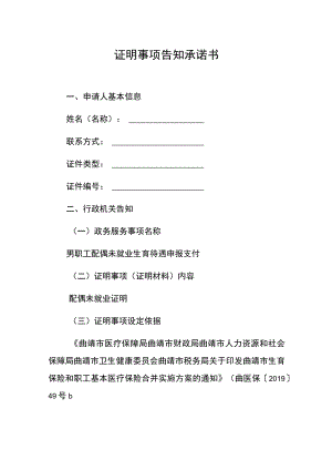 证明事项告知承诺书.docx