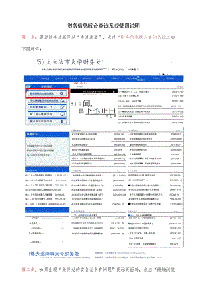财务信息综合查询系统使用说明.docx
