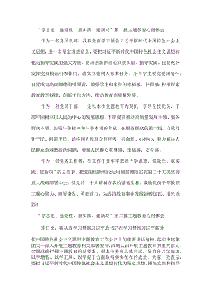 退伍军人“学思想、强党性、重实践、建新功”第二批主题教育个人心得体会.docx