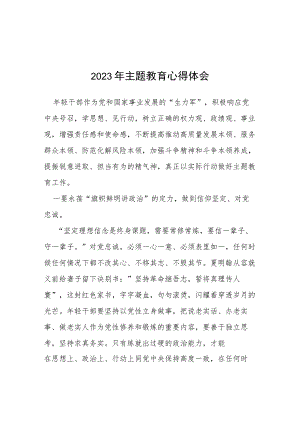 (十四篇)2023年主题教育心得体会发言提纲.docx