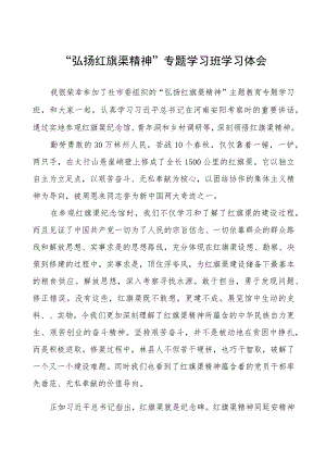“弘扬红旗渠精神”学习体会四篇.docx