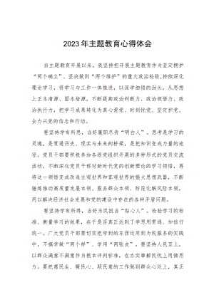 2023年企业党支部开展主题教育心得体会(九篇).docx