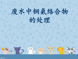 废水中铜氨络合物的处理2.ppt
