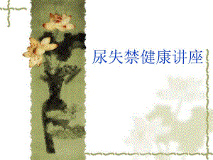 尿失禁健康讲座SUI.ppt